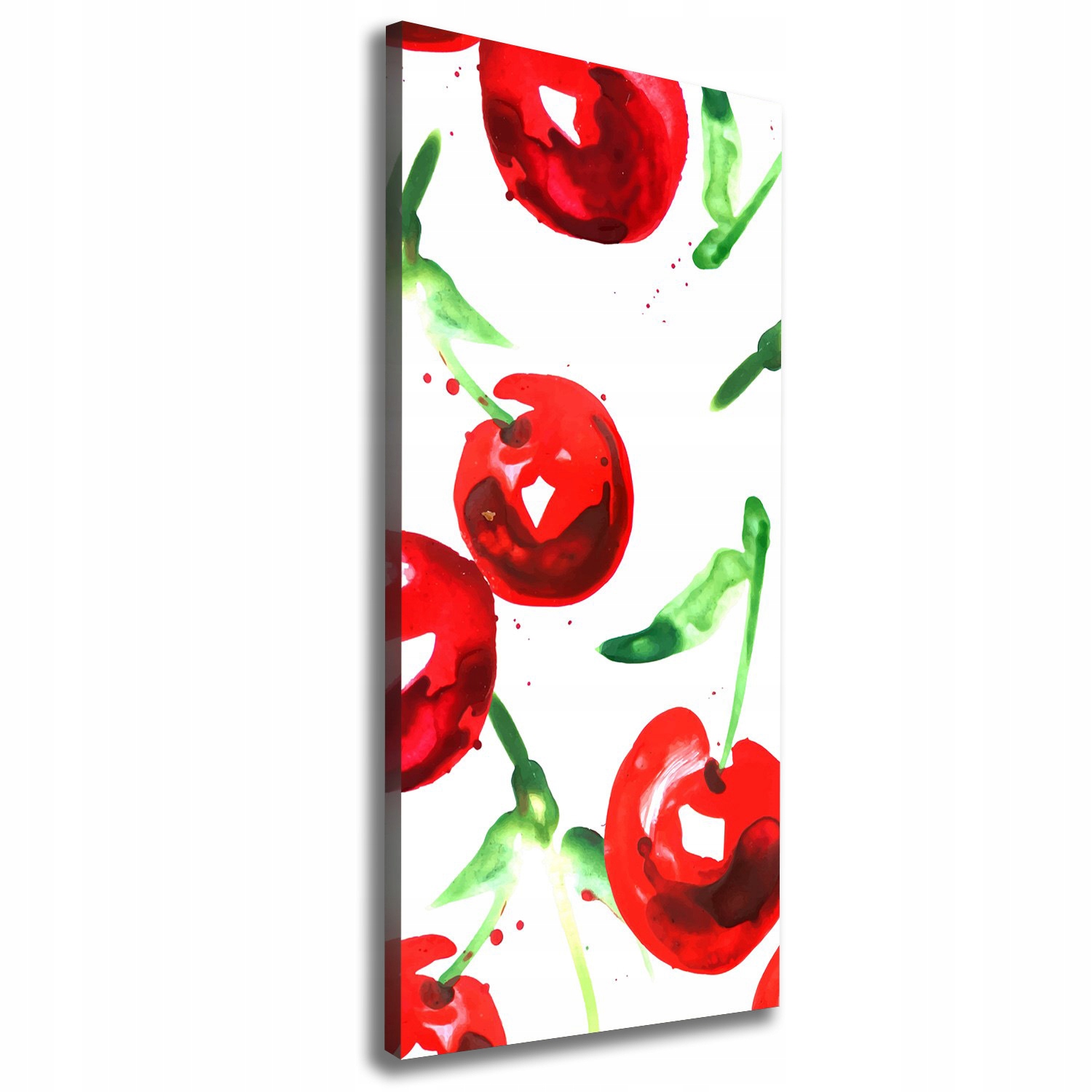 

Nowoczesny fotoobraz canvas na ramie Wiśnie 50x125