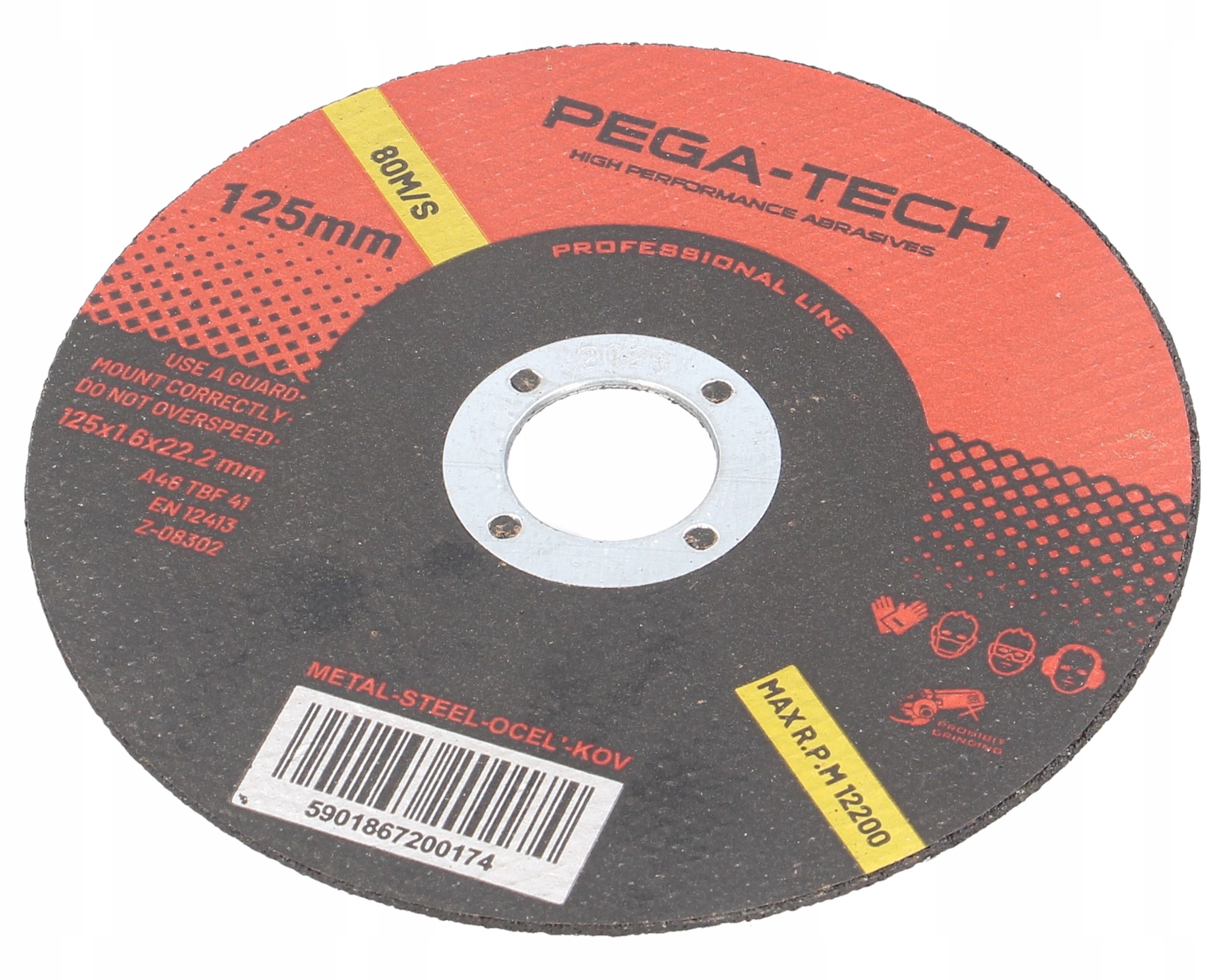 Tarcza do cięcia metalu 125×1,6 Mjw