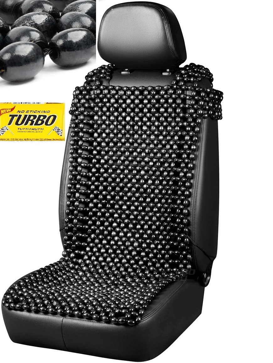 Drewniana Mata Korale Koraliki Koralikowa Do Samochodu Na Siedzenie Fotel