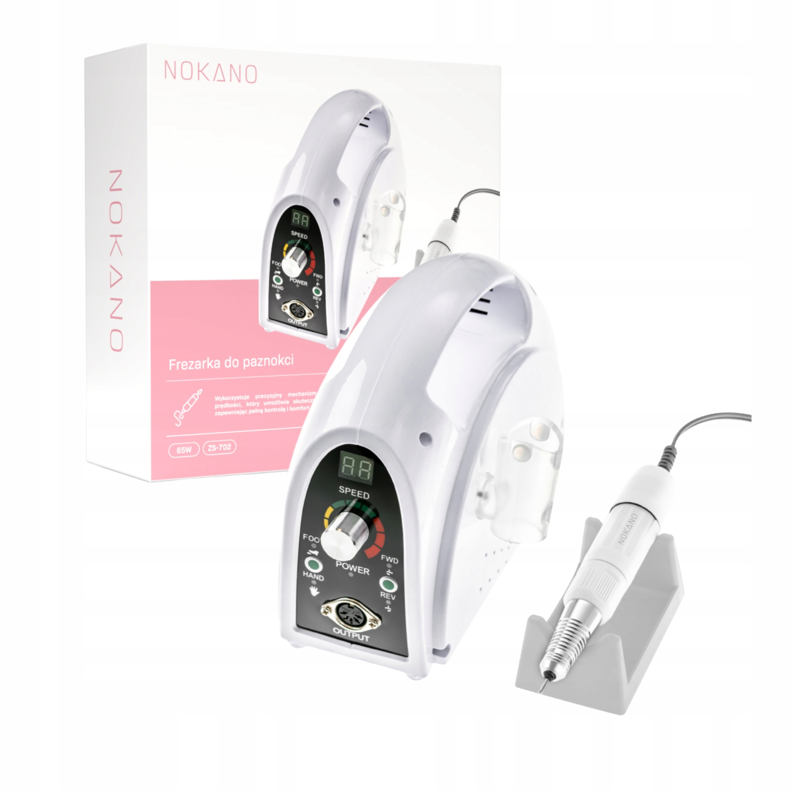 Profesjonalna Frezarka Do Paznokci 65W Nokano Pro Max Manicure Pedicure