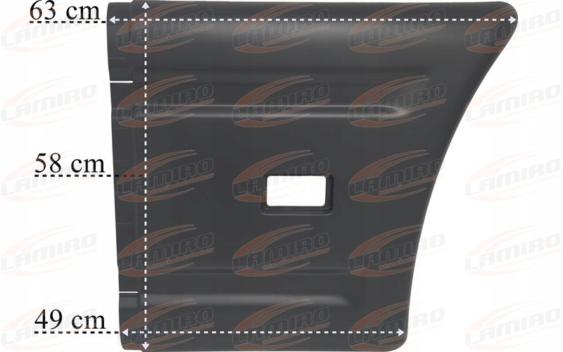 SCANIA OSŁONA MIĘDZYOSIOWA TYLNA LEWA