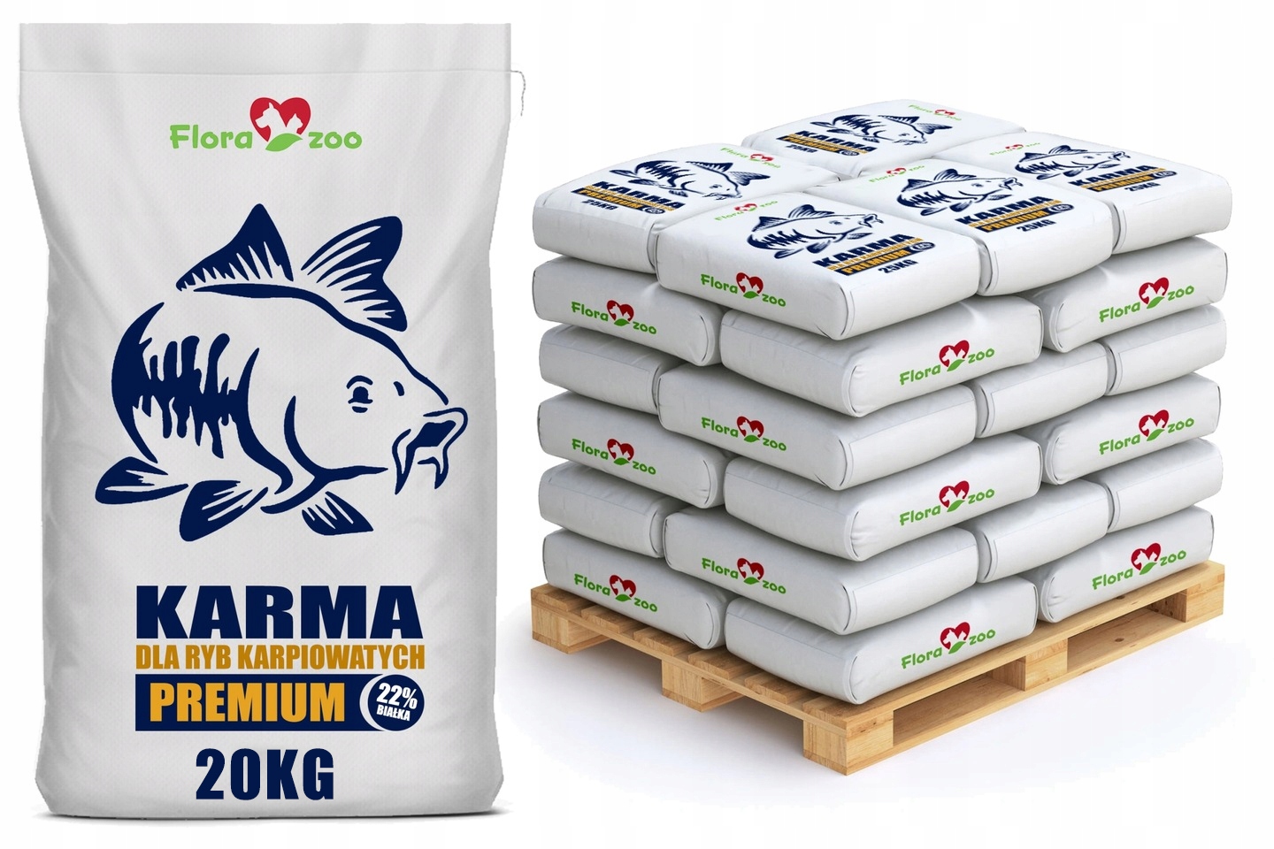 POKARM KARMA PASZA ZANĘTA GRANULAT DLA RYB KARPI