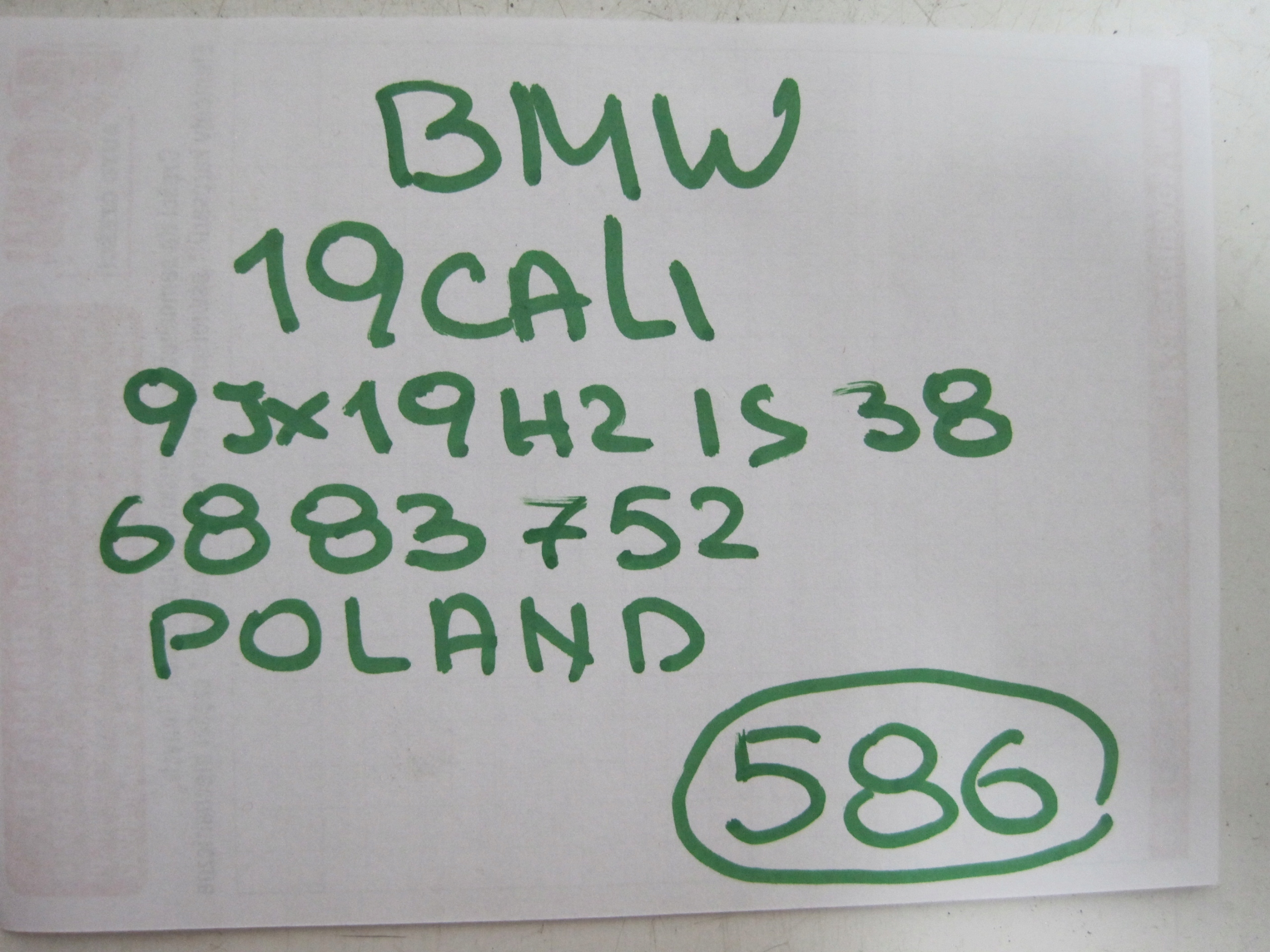 disc BMW R19 6883752