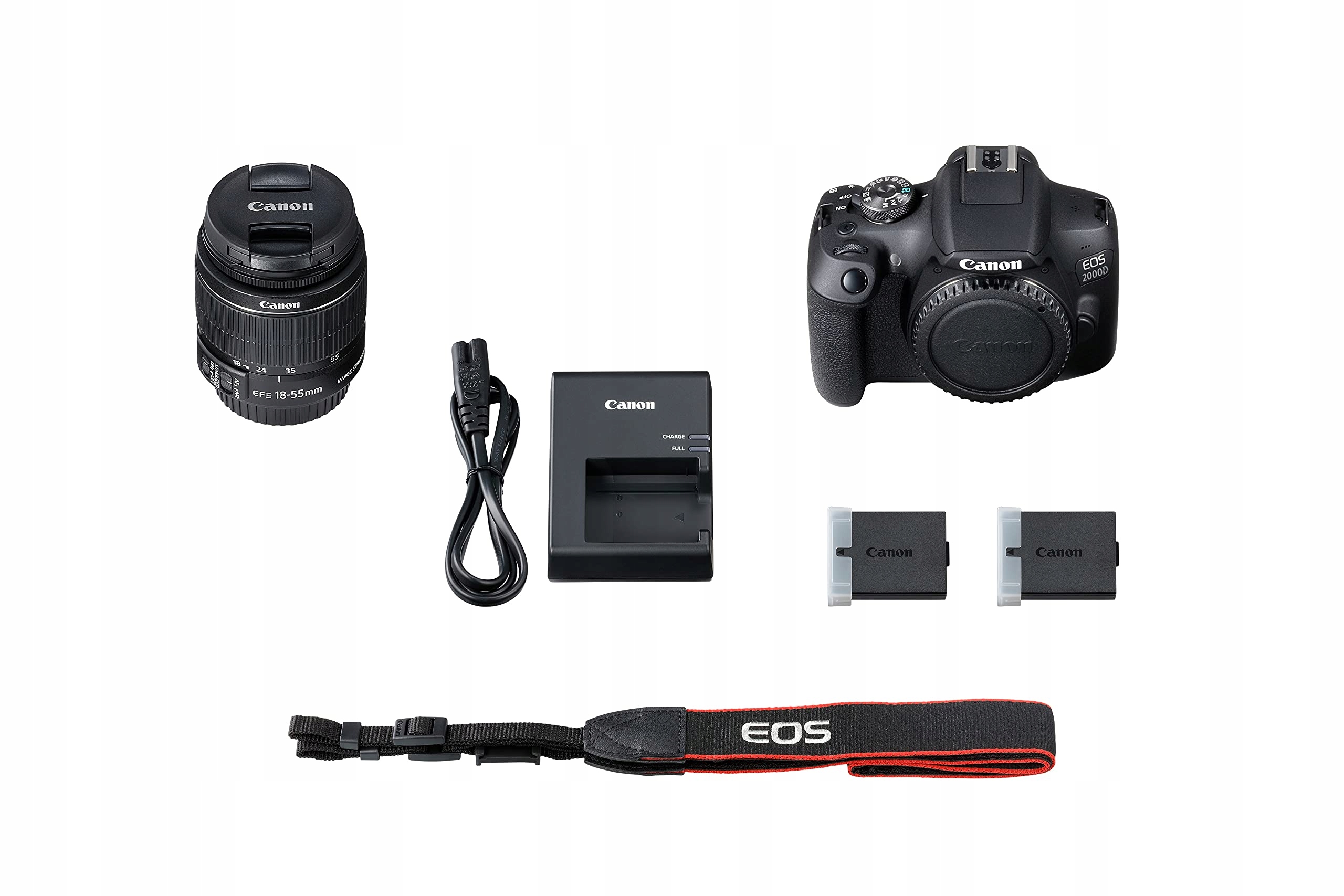 Canon Eos 2000D + EF-S 18-55 mm f/3.5-5.6 Is Ii Body + об'єктив в комплекті