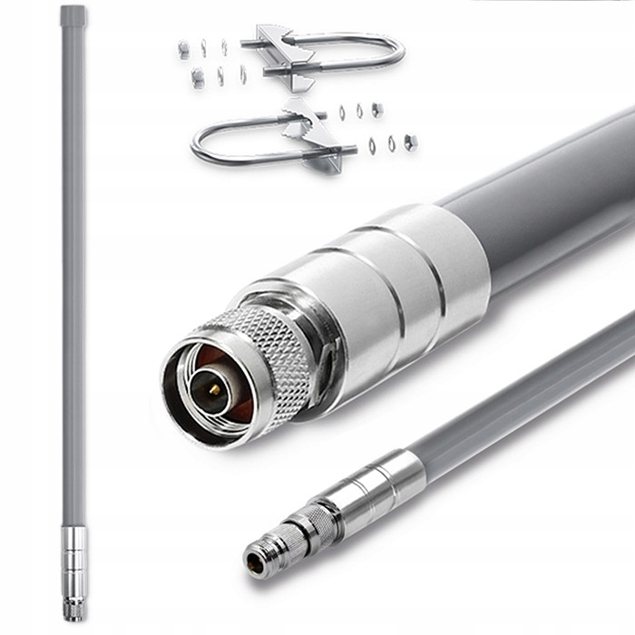 Anténa LoRa Qoltec 12 dBi, 868 MHz, všesměrová, venkovní, sklolaminátová