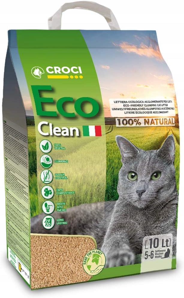 Stelivo Pro Kočky Croci sójové bez zápachu 4 kg