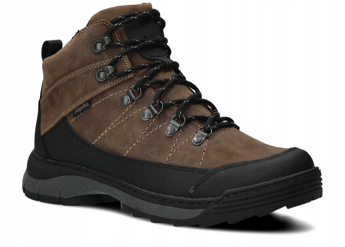 Nagaba 442 Olivová Pohodlné, Zateplené Pánské Trekové Boty