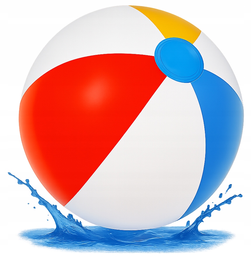 Nafukovací Plážový Míč na odrážení pro děti, průměr 51 cm