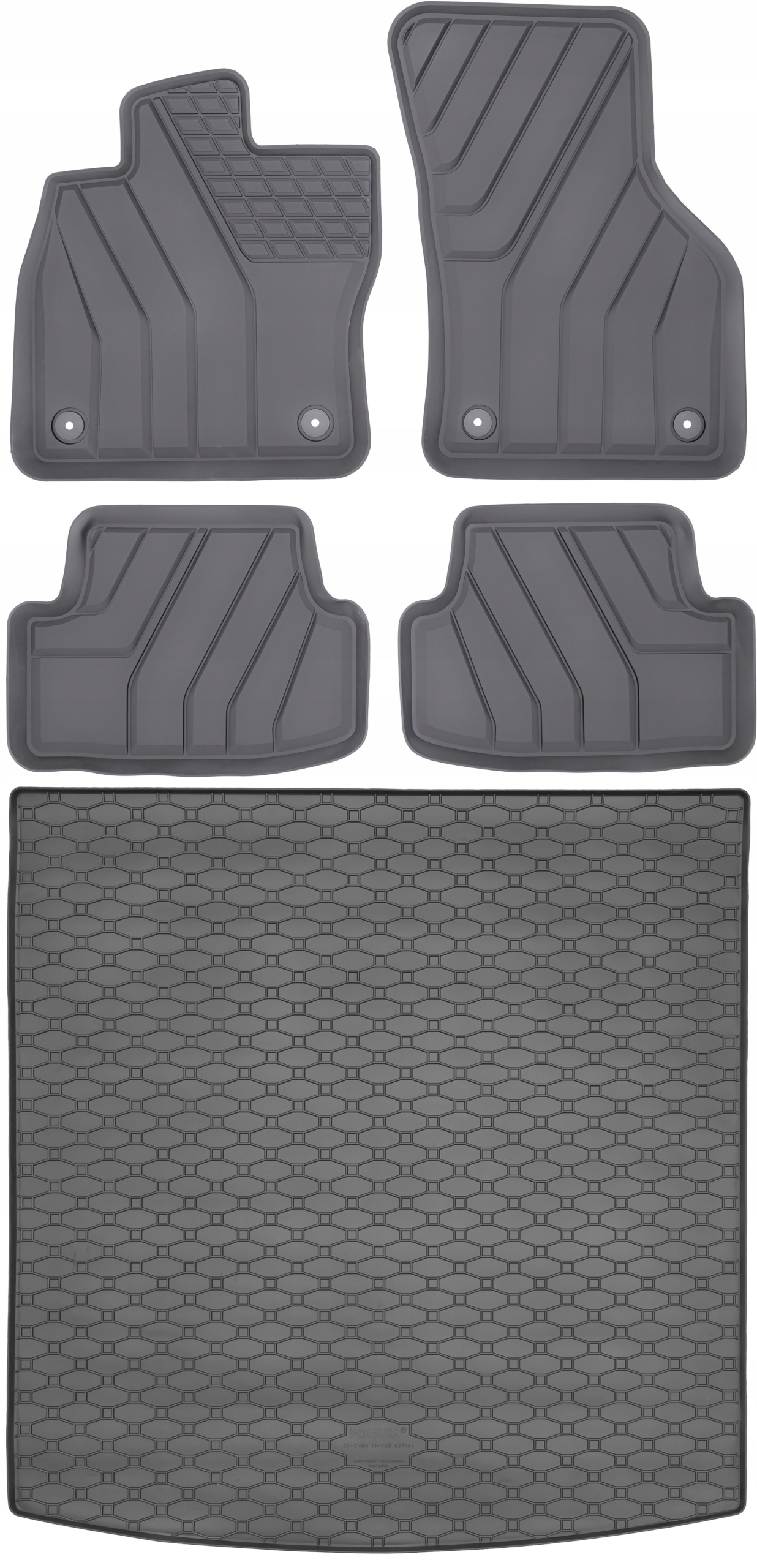 Volkswagen Golf VII Kombi 2013-2020 Podložka do batožinového priestoru gumové rohože