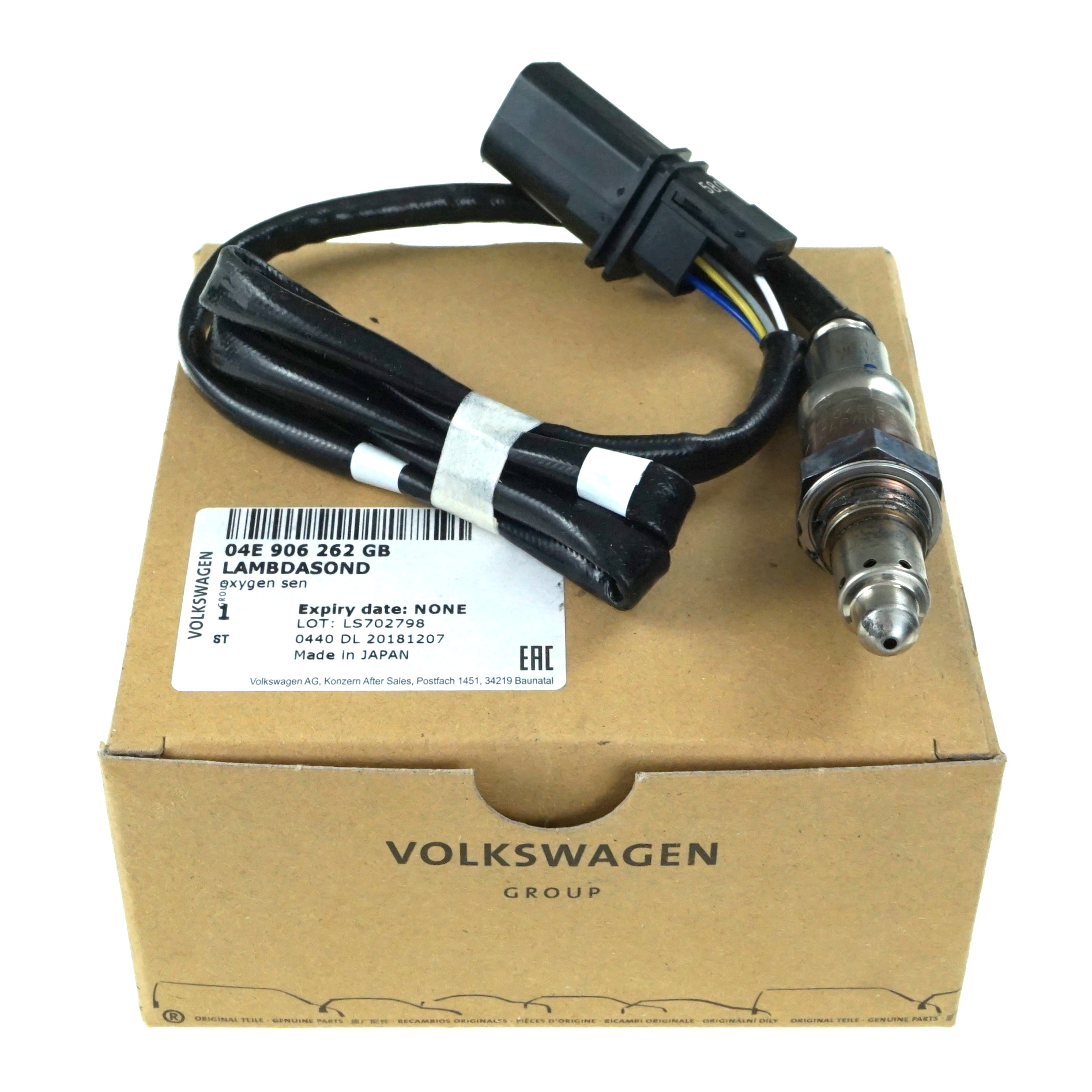 ЛЯМБДА-ДАТЧИК 04E906262GB VW CADDY IV 1.0 TSI OE VAG