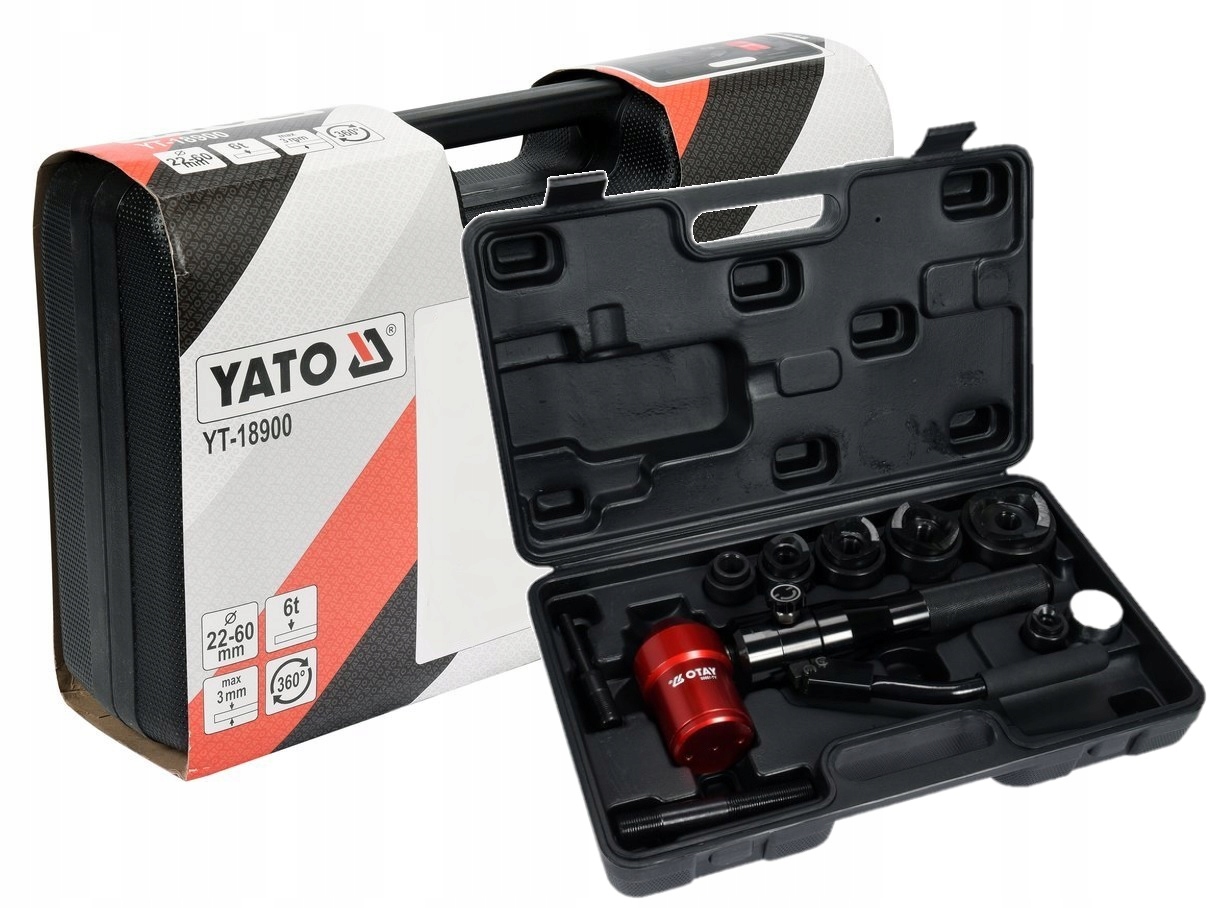 Hydraulický Vyrezávač Otvorov V Plechoch 22-60 MM Yato YT-18900