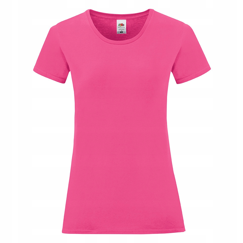 

Koszulka Damska Iconic Fruit Of The Loom L Fuchsia