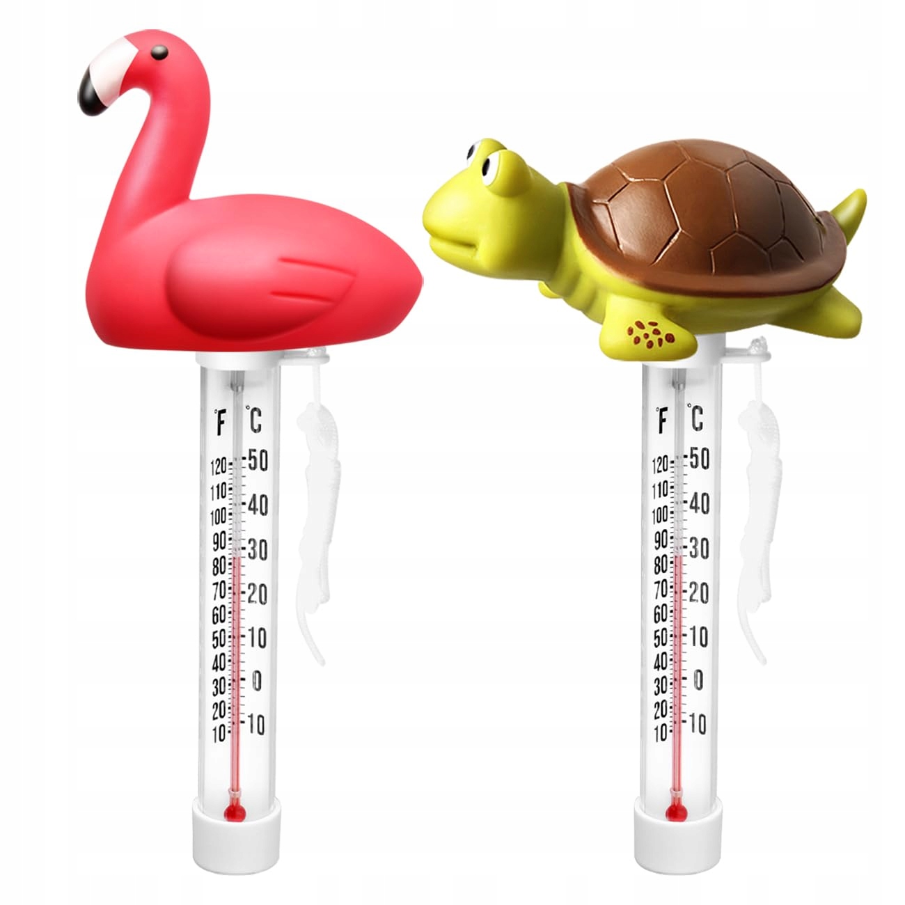 PŁYWAJĄCY TERMOMETR DO BASENU BASENOWY FLAMING ZÓŁW DO WODY