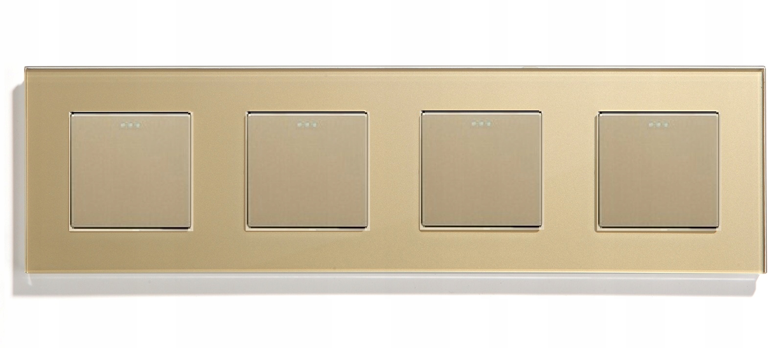 Vypínač Světla Zvonek Mechanický Čtyřnásobný Impuls Sklo