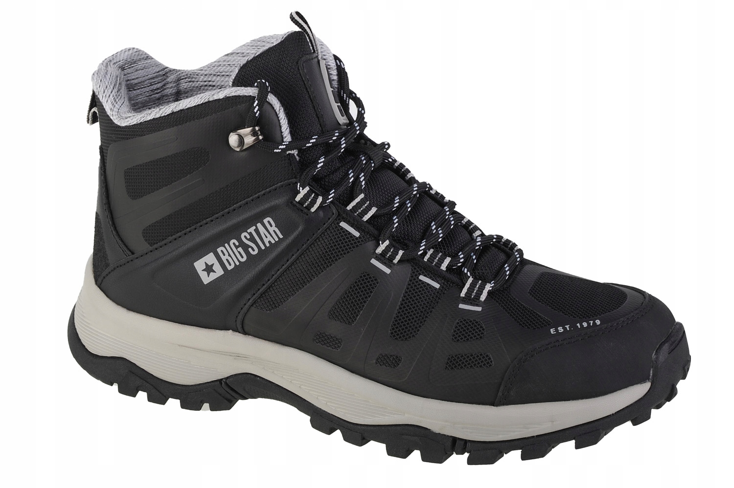 Big Star Trekking Shoes [44] Pánské Trekové Boty Černá tkanina