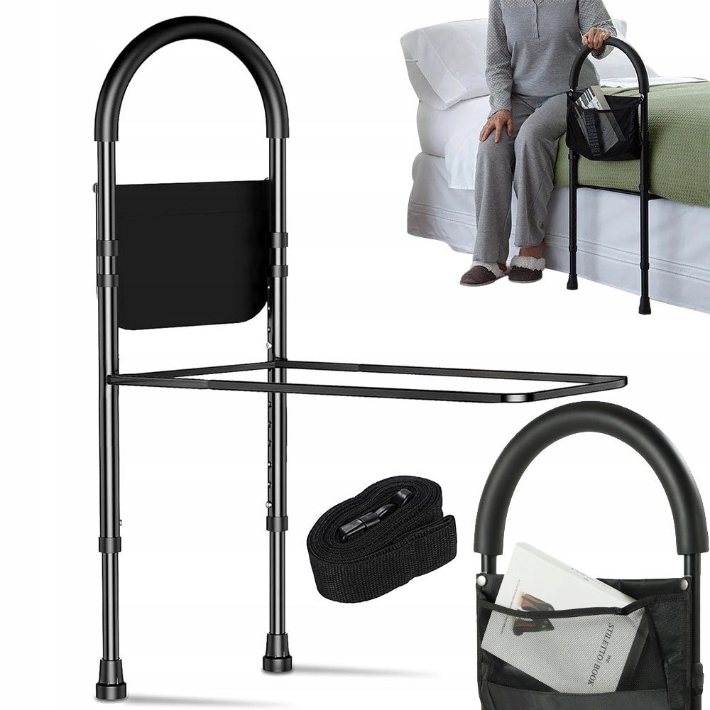 Barierka Zabezpieczająca Dla Seniora Do Łóżka Poręcz Uchwyt 55*34*(77-101)