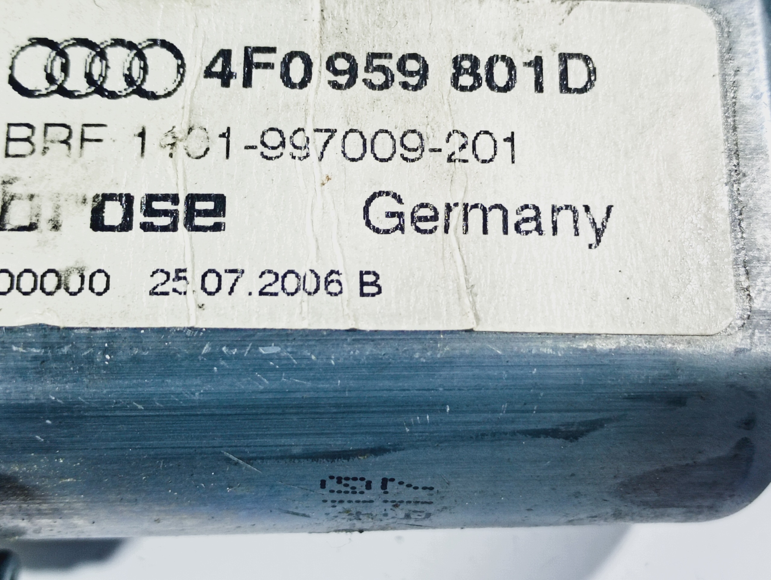 mini motor windows left front OE 4F0959801D Audi A6 C6 05-08