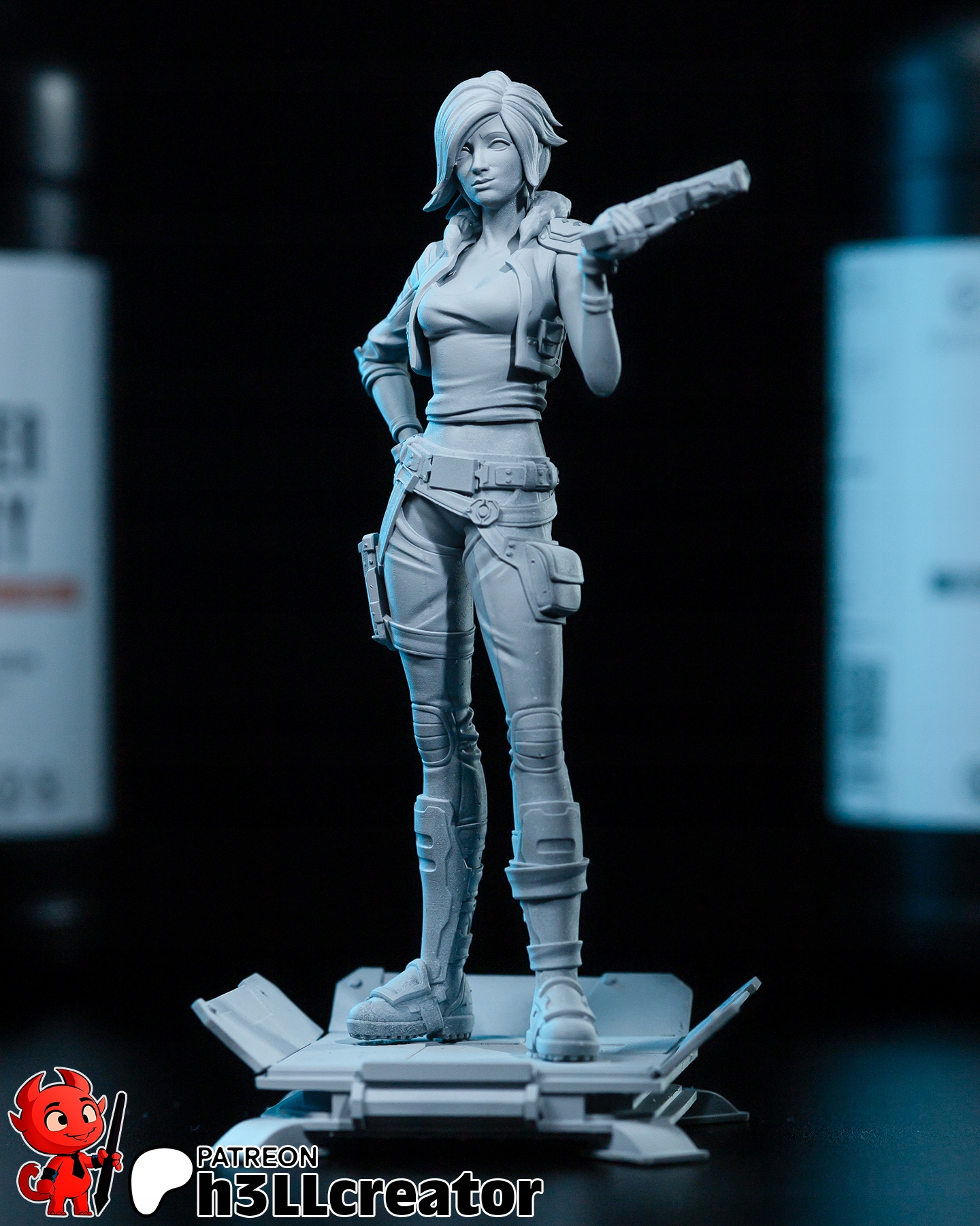 Figurka tvůrce Lilith Borderlands 3 h3LL 12K 3D tisk