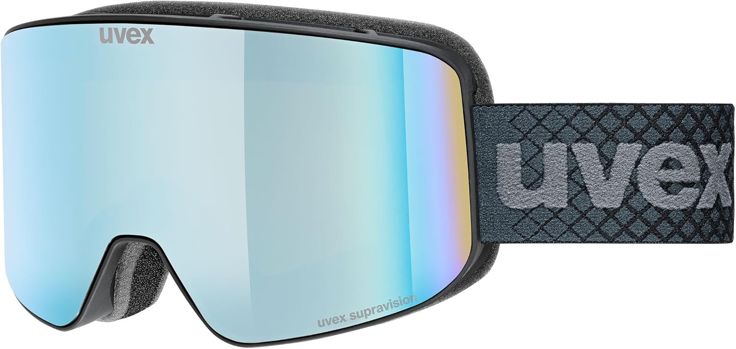 Lyžařské brýle Uvex Pyrit Black Matt Mirror Sapphire S2