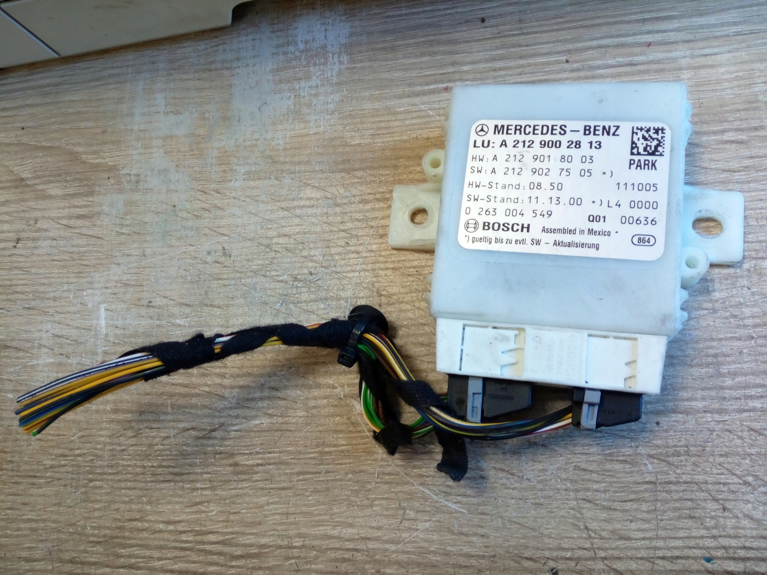 2129002813 - Модуль PDC датчиків MERCEDES W212.*