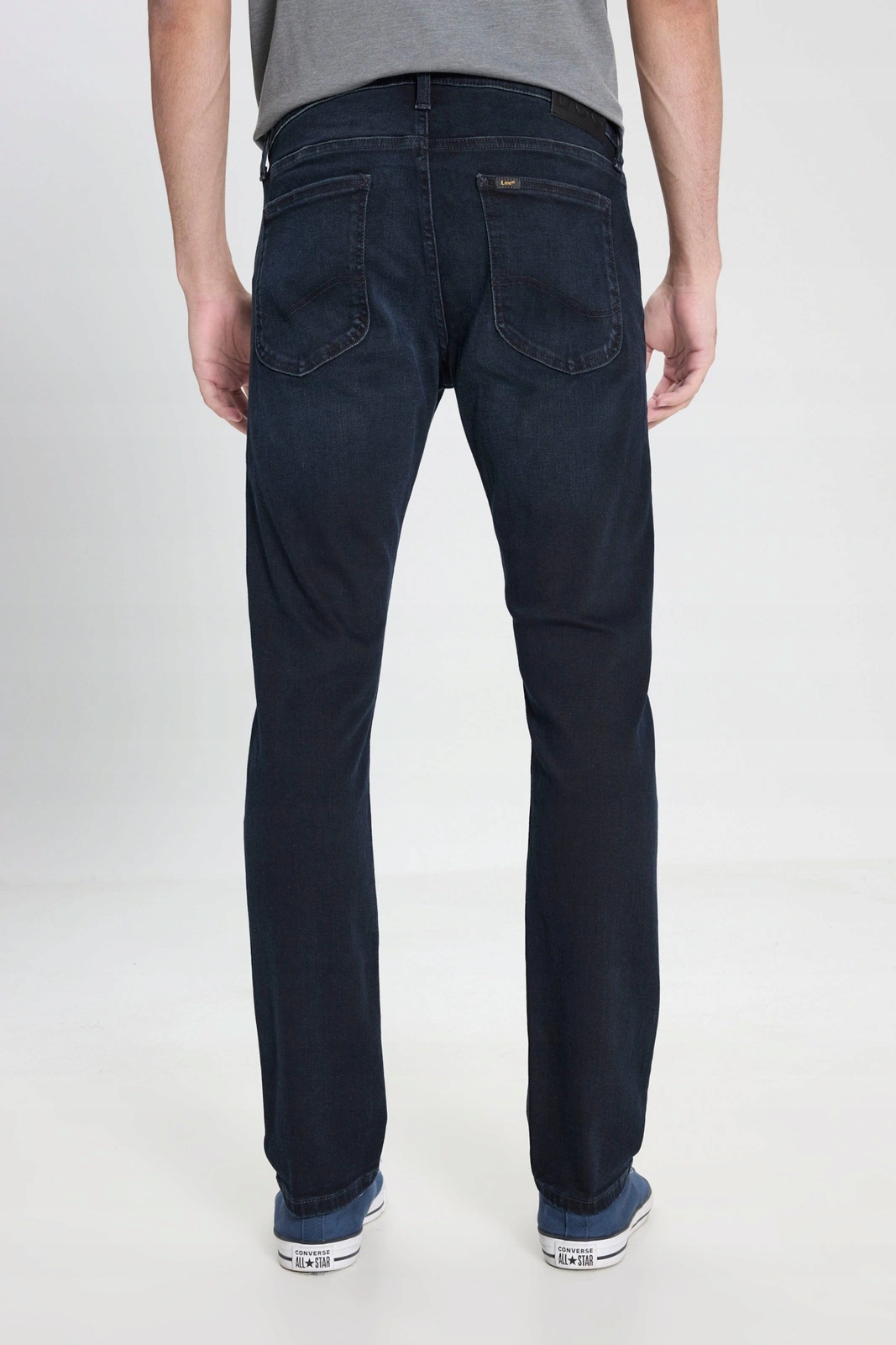 Pánské zúžené džínové kalhoty Lee Luke Dark Blue Black 112388530 36/32