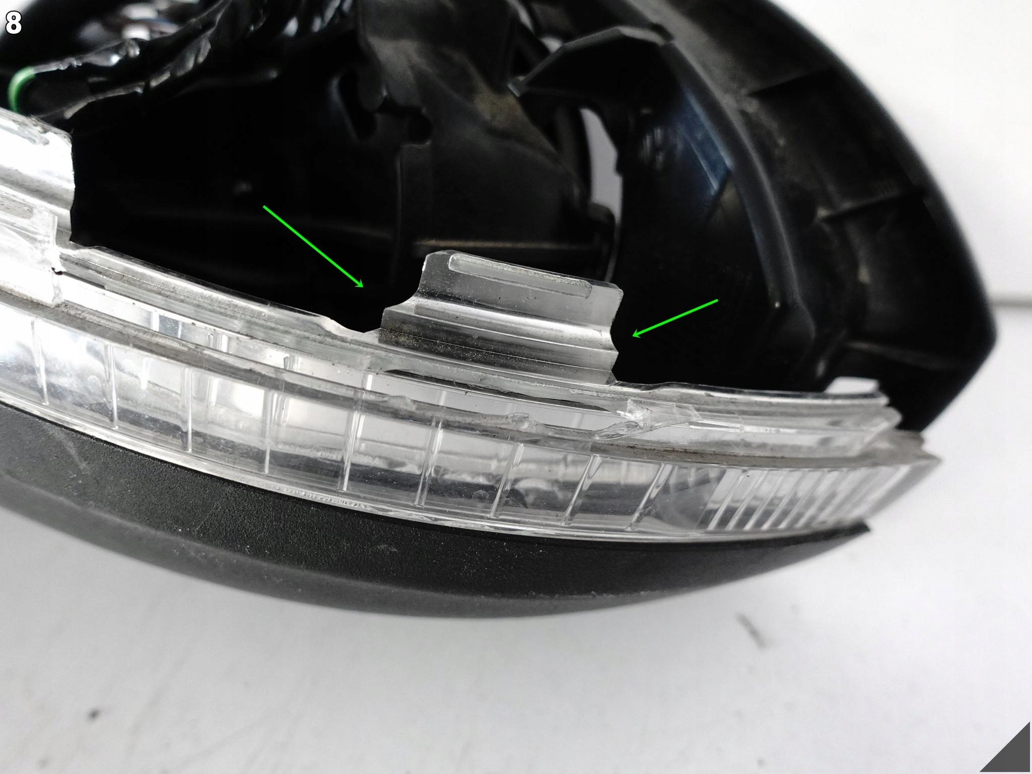 VW GOLF 8 VIII 5H0 5H1 LIFT 19- mirror indicator left 11 PIN EU