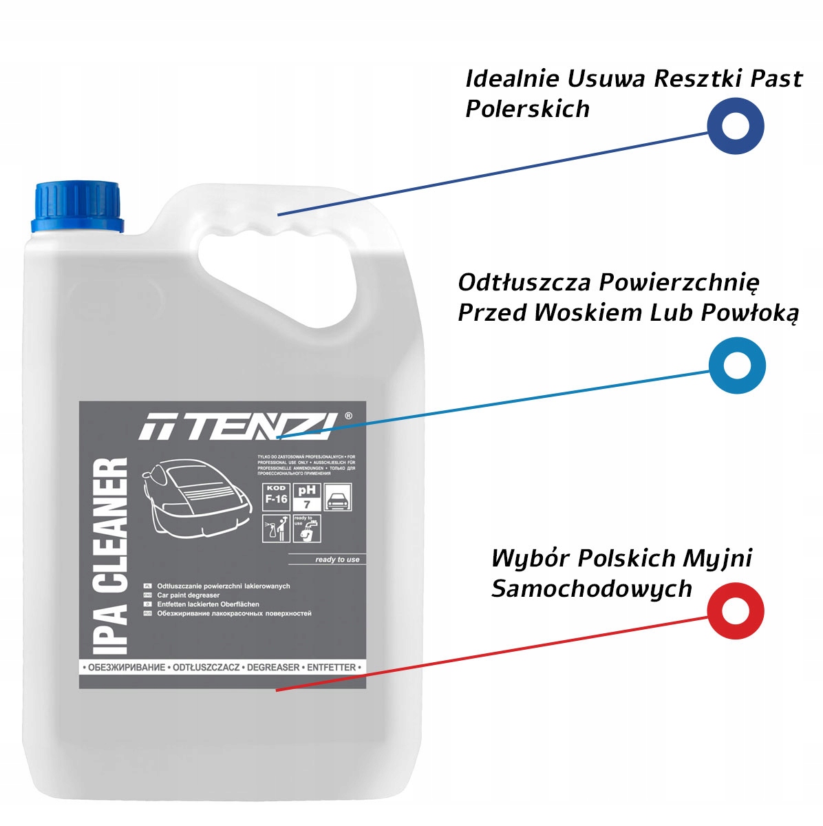 TENZI IPA CLEANER 5L Stan opakowania oryginalne