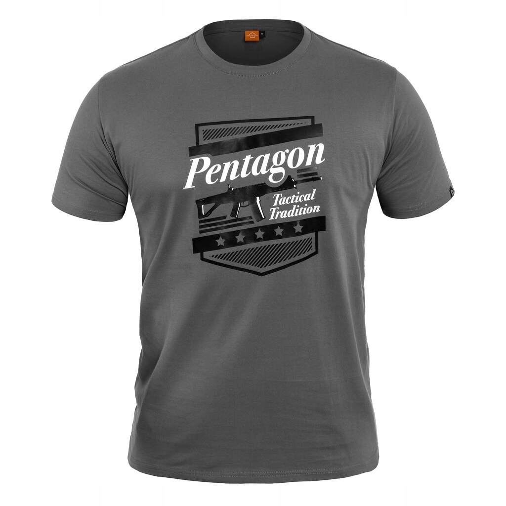 Koszulka męska bawełniana T-Shirt Pentagon Acr Szara XXL