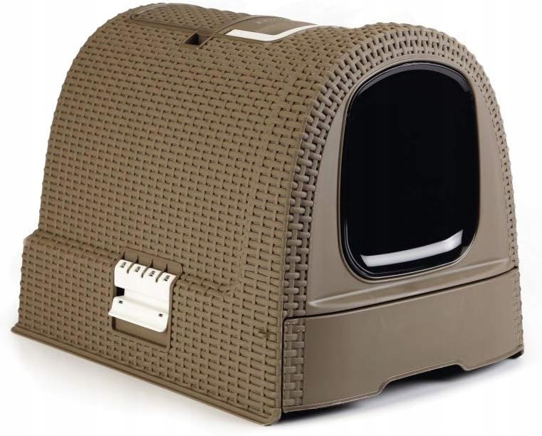 Levně krytá kočičí toaleta Curver 51 cm x 40 cm x 40 cm