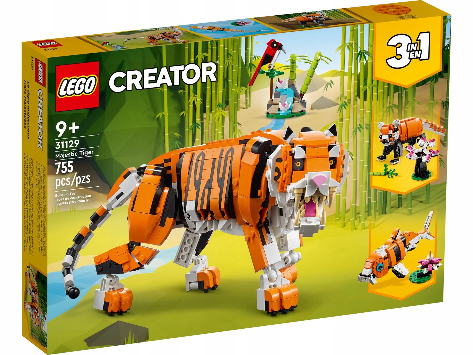 Lego Creator 3v1 Majestátní Tygr 31129