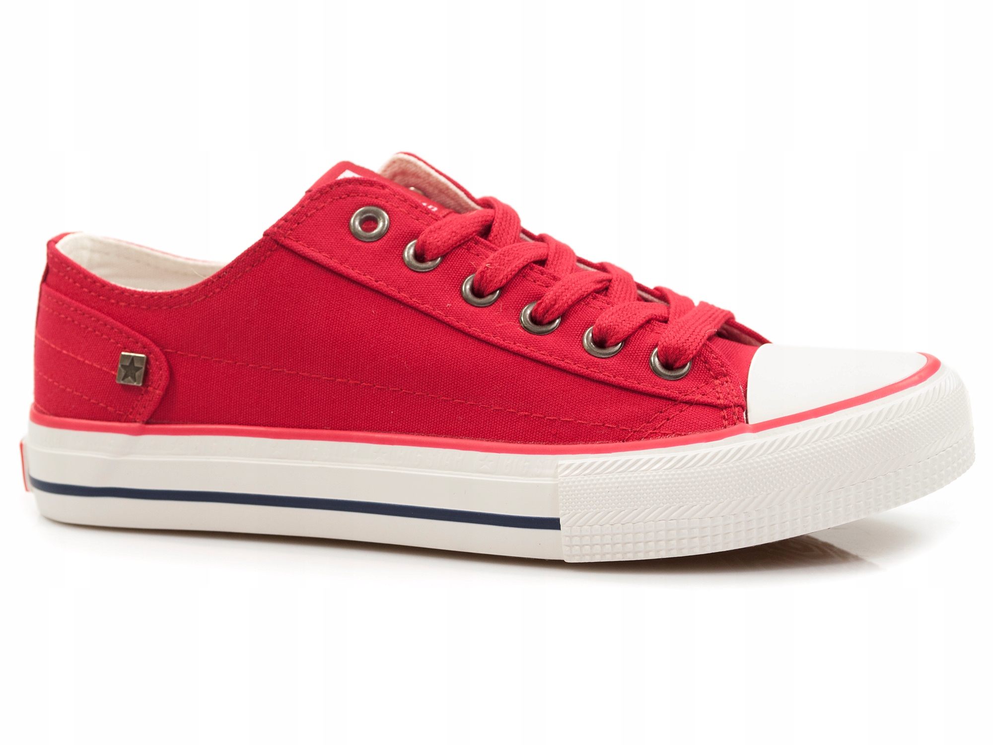 

trampki Big Star tekstylne buty sneakersy Czerwone