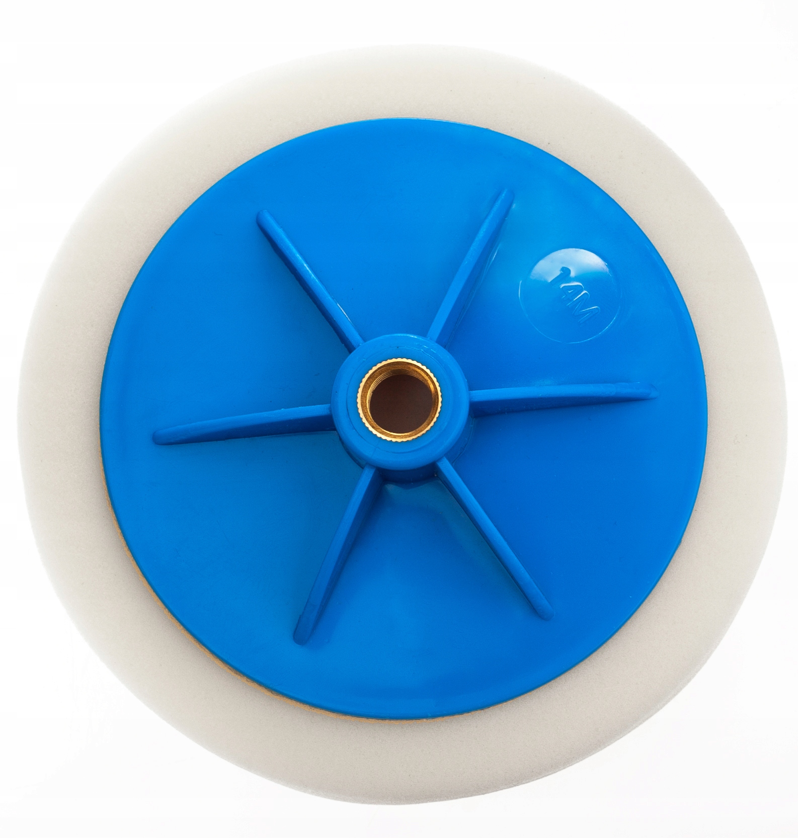 Gąbka Polerska Polerka 150 MM M14 Biała Twarda