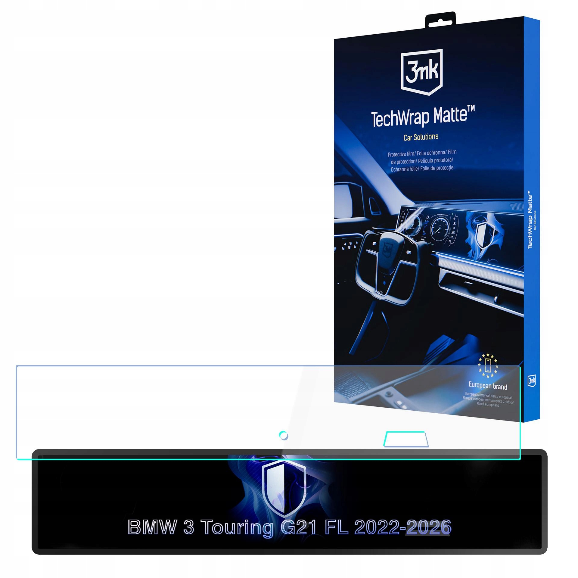 Fólie Bmw 3 Touring G21 Fl 2022-2026 3mk TechWrap Mat Center Displ