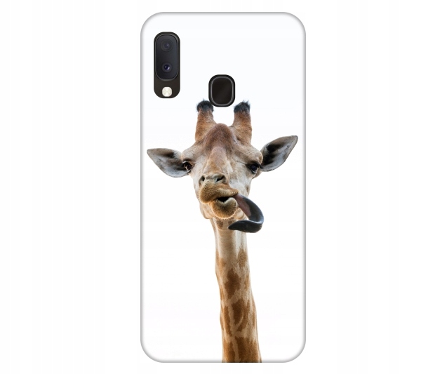 

Etui pokrowiec do Samsung Galaxy A20e Zyrafa smies