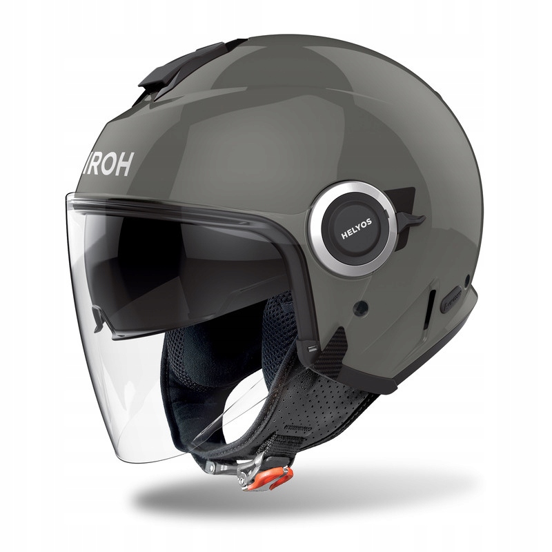 Otvorená motocyklová prilba Airoh Helyos Color Dark Grey Gloss S