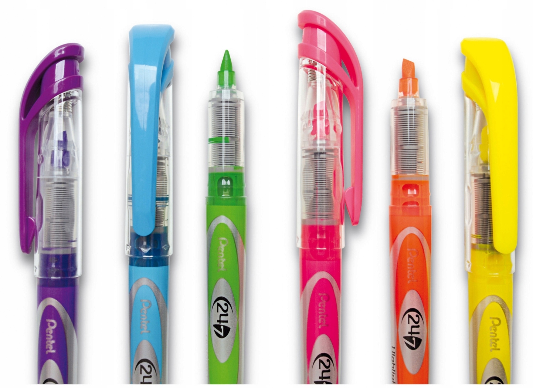 ZAKREŚLACZ Z PŁYNNYM TUSZEM SL12 ŻÓŁTY PENTEL Marka Pentel