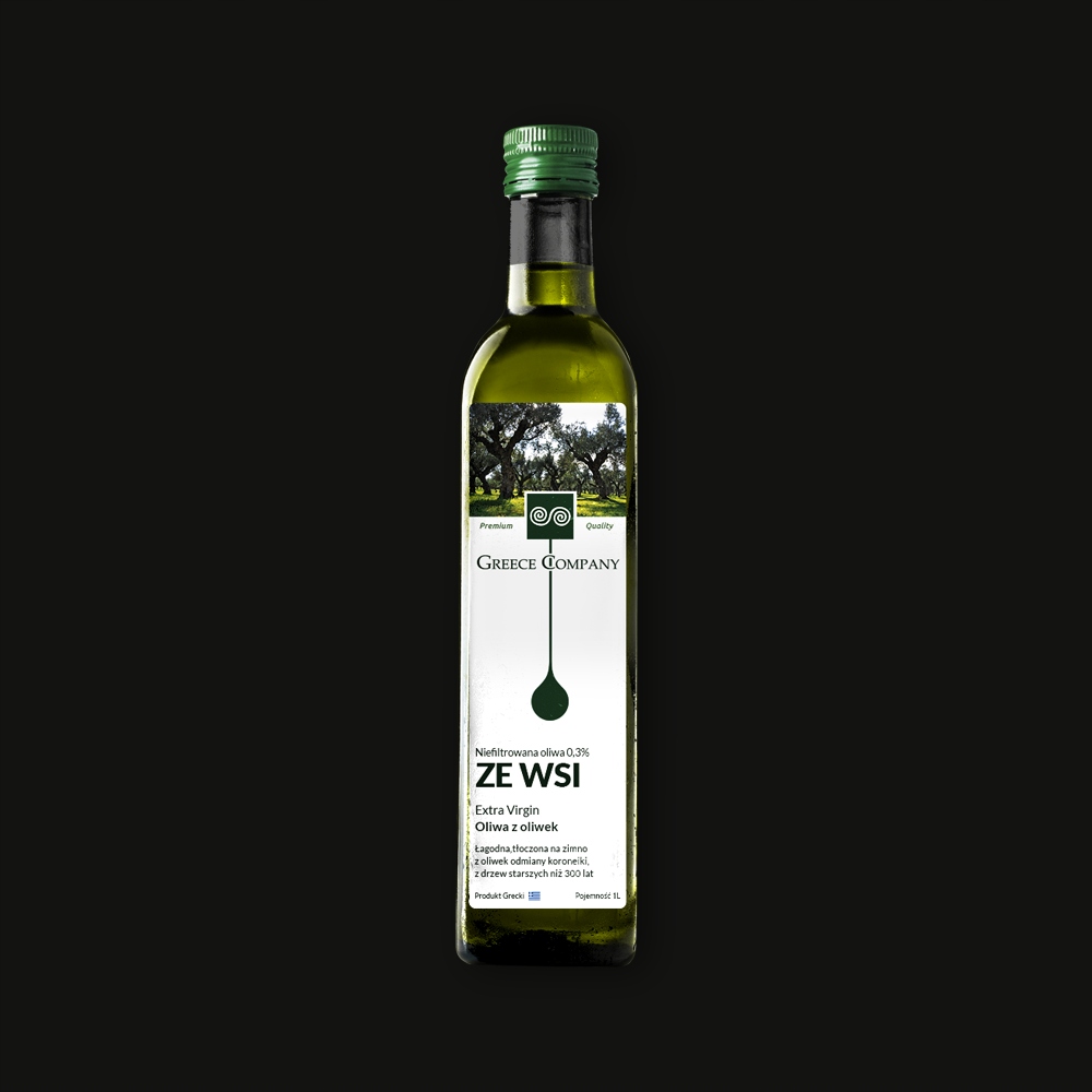 Levně Olivový olej Z Vsi nefiltrovaný Extra Virgin jemný 0,3% 1 l