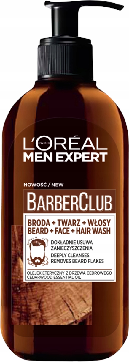 L'Oréal - MEN EXPERT BARBER Żel do brody Oczyszcza