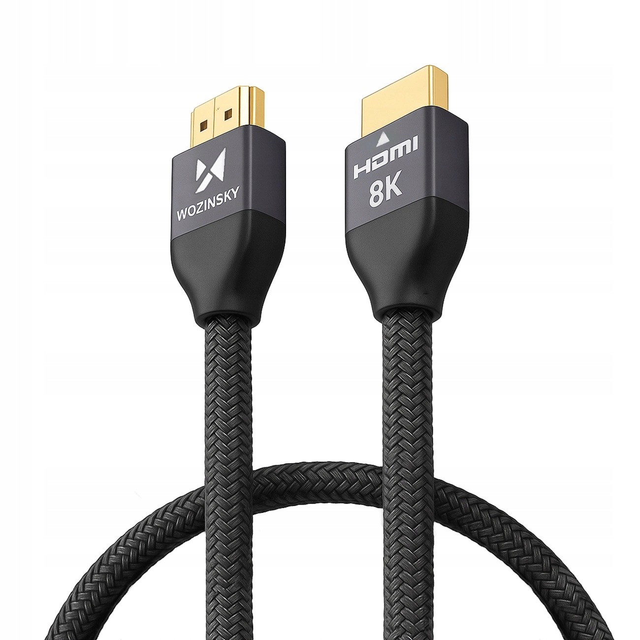 Wozinsky kabel Hdmi 2.1 8K 48Gbps 4K 120Hz 1m srebrny (WHDMI-10)
