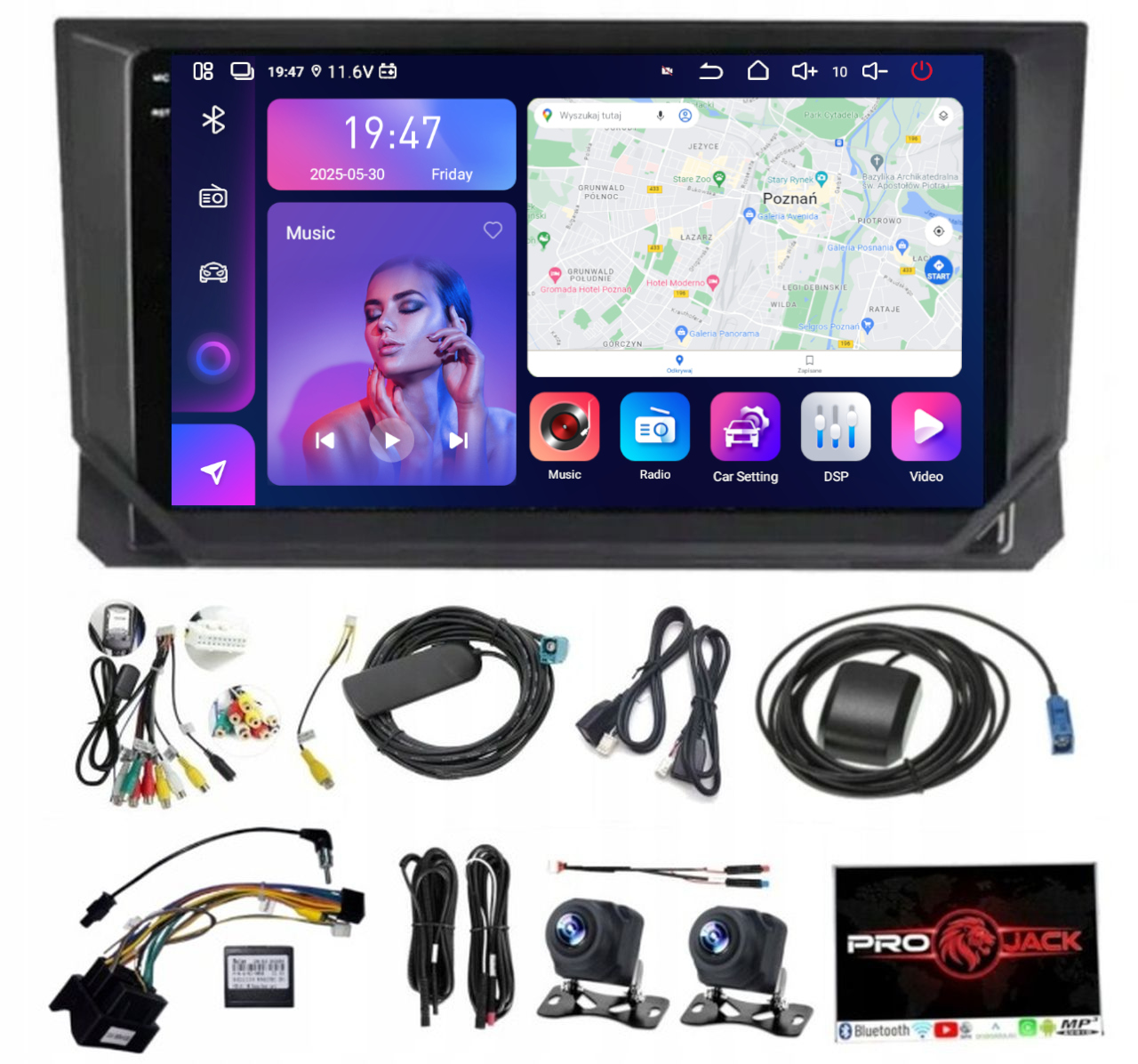 Radio Navigace Seat Arona 2018-2023 Carplay Android Auto 8/256GB Sim