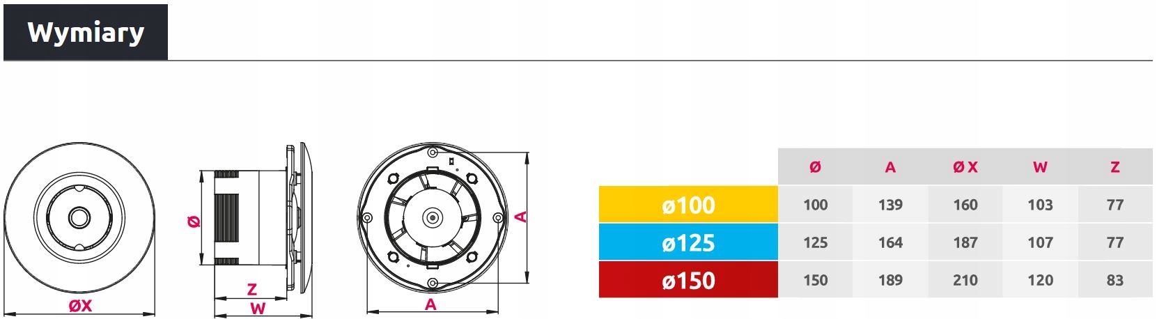 AWENTA ORBIT WXO100T WENTYLATOR SUFITOWY Z TIMEREM Marka Awenta