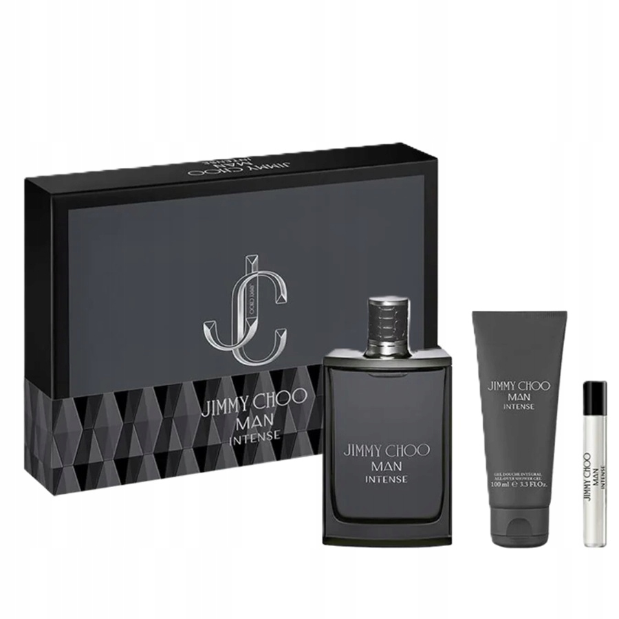 Zestaw Jimmy Choo Man Intense woda toaletowa mini żel