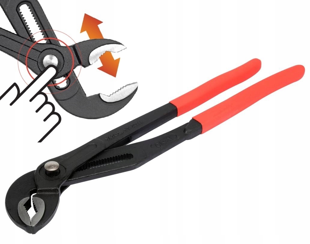 Hydraulické Nastavitelné Kleště Na Trubky Žabka S Tlačítkem 415 mm YT-20893