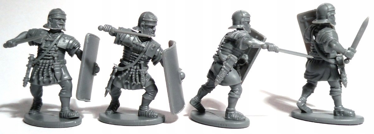 Early Imperial Roman Legionaries Attacking 4 szt.