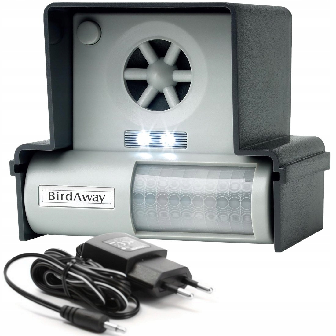 Bird Away Odstraszacz Ptaków Gołębi Szpaków Wróbli Wron Kosów Zasilacz