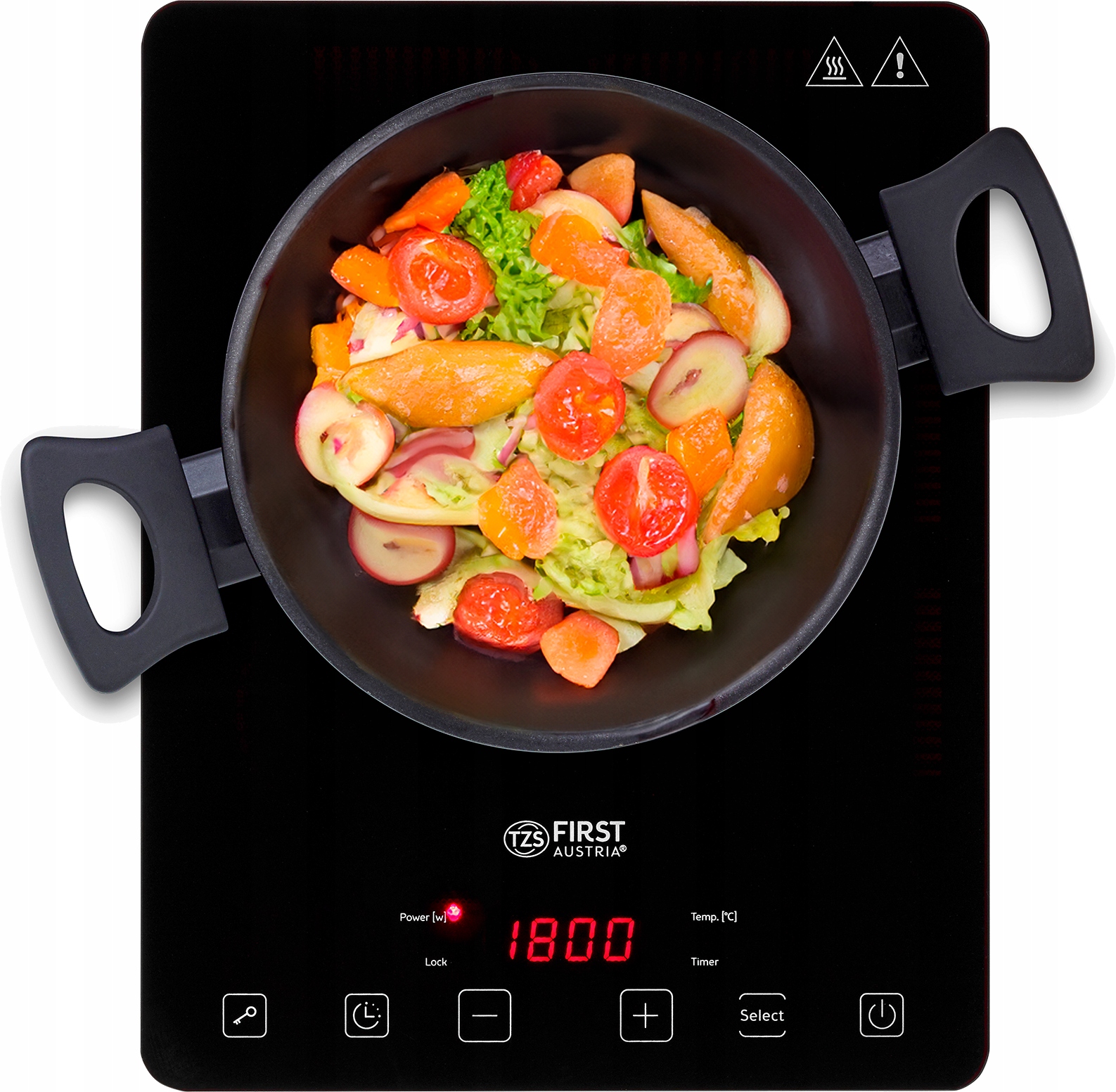 Kuchenka elektryczna indukcyjna jednopalnikowa przenośna first austria