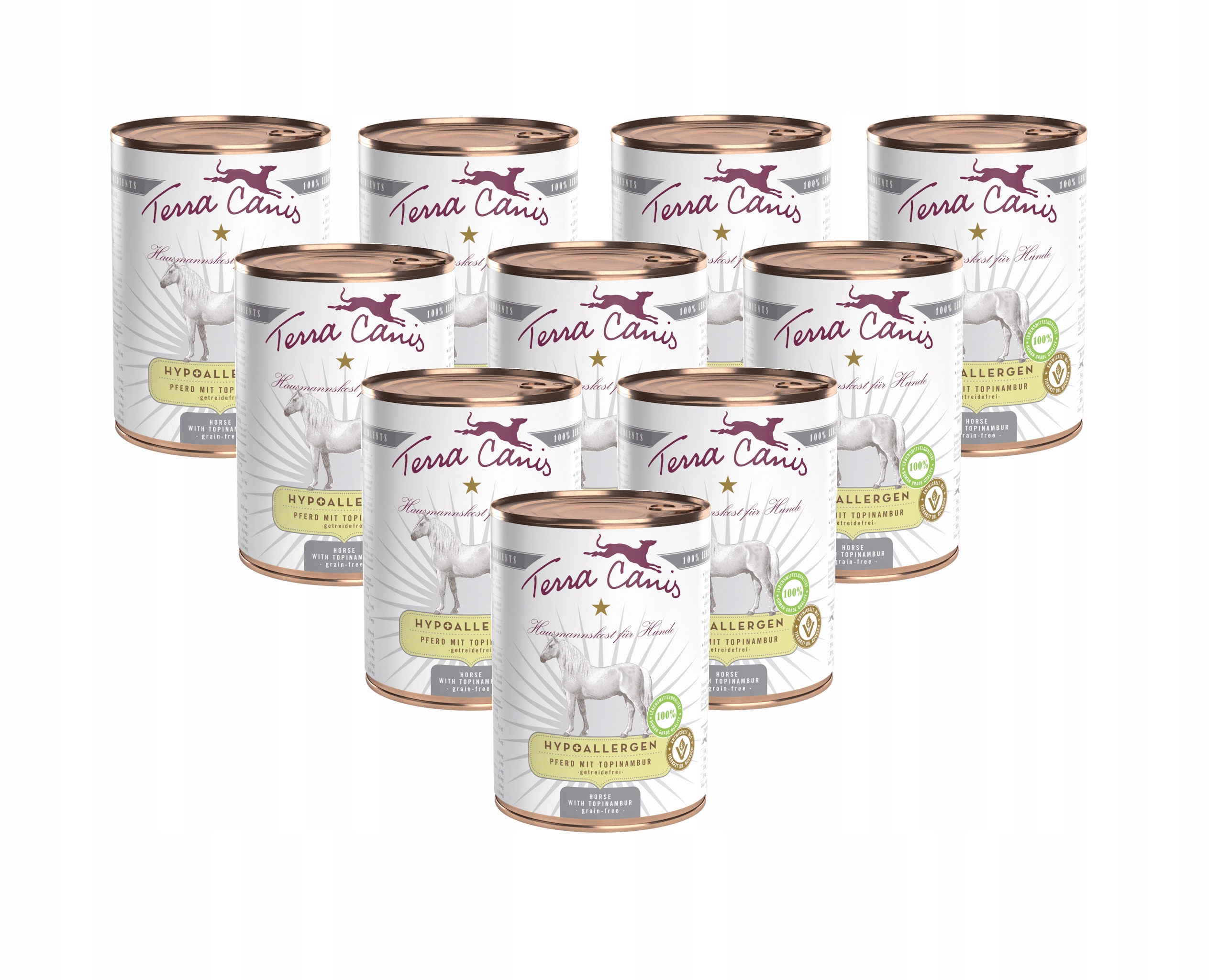 Terra Canis Hypoallergenic Konina topinambur 10x400g