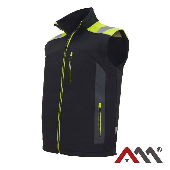 Kamizelka odblaskowa softshellowa ocieplana Classwork Bzr rozmiar L