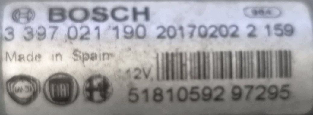 mécanisme moteur FIAT DOBLO OPEL COMBO D 51810592