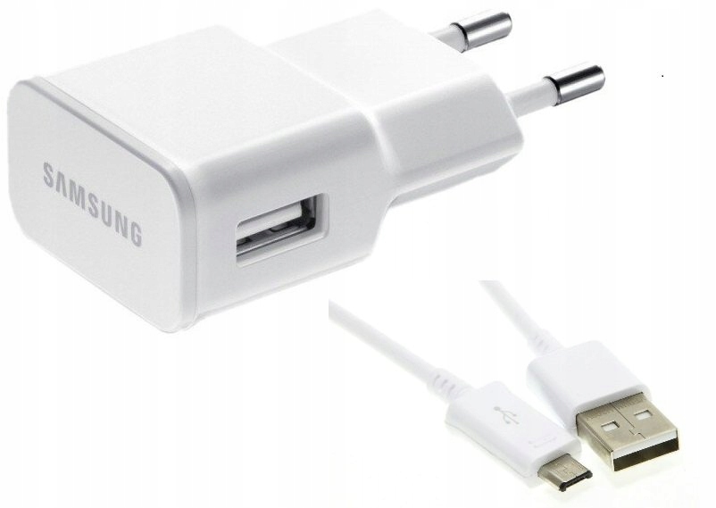 Ładowarka Samsung EP-TA50EWE + kabel USB - MicroUSB oryginalny GWARANCJA